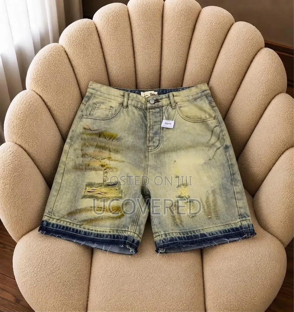 Casual Denim and Patterned Shorts