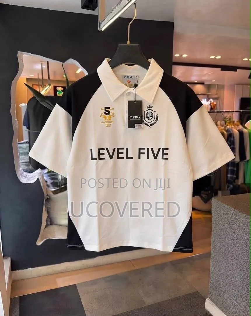 Short-Sleeve, Colorblock Graphic Polo Shirt