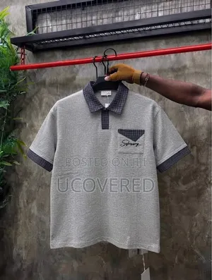 Short-Sleeved, Oversized Polo Shirt