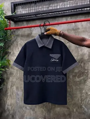 Short-Sleeved, Oversized Polo Shirt