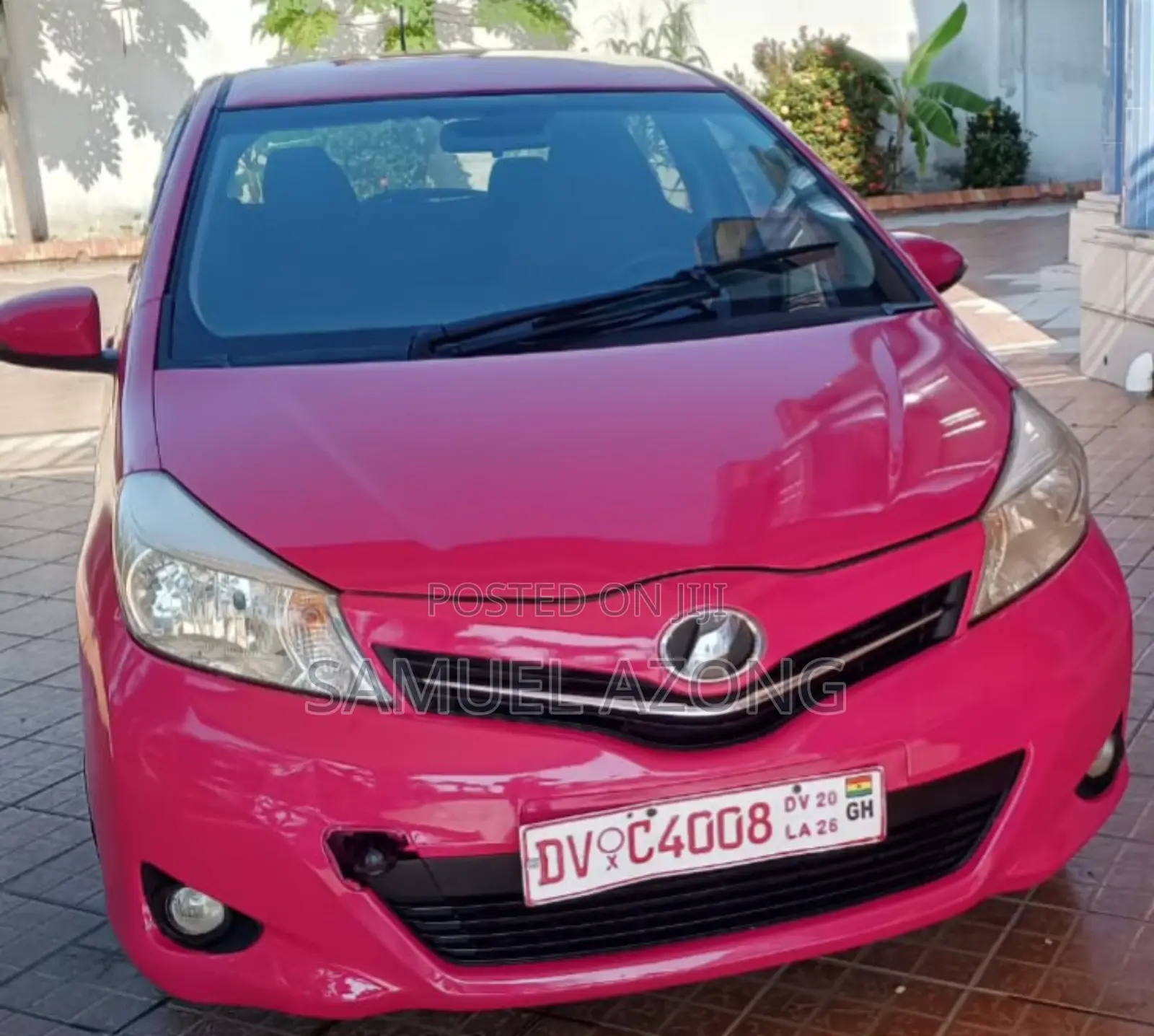 Toyota Vitz 1.3 AWD 3dr 2013 Pink