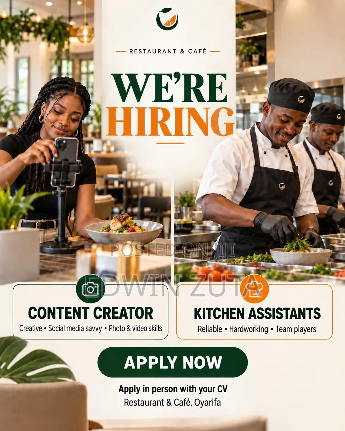 Restaurant Kitchen Assistant