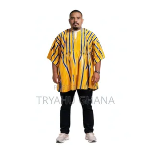 Yellow-Gold Blue Men's Fugu for Sale at Tryahu