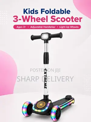 Kids Foldable 3-Wheel Scooter for Ages 3+