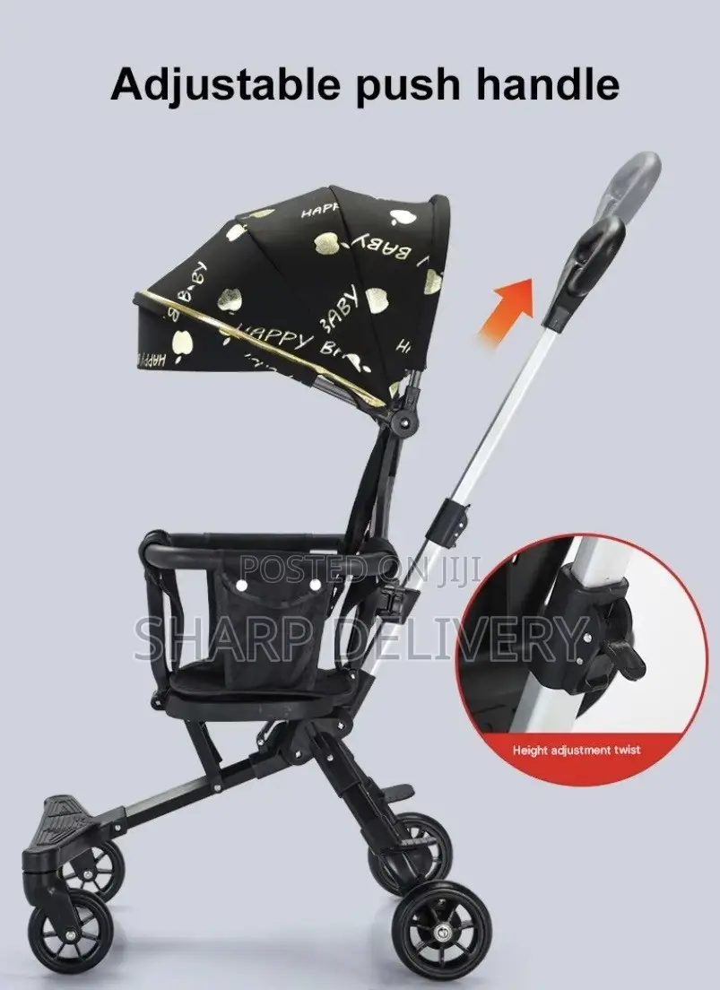 Lightweight Single-Seat Baby Stroller