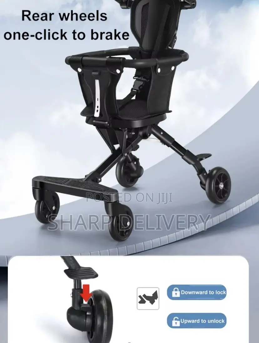 Lightweight Single-Seat Baby Stroller