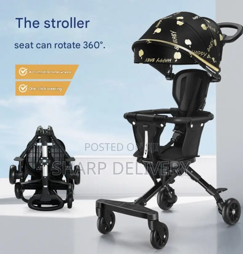 Lightweight Single-Seat Baby Stroller