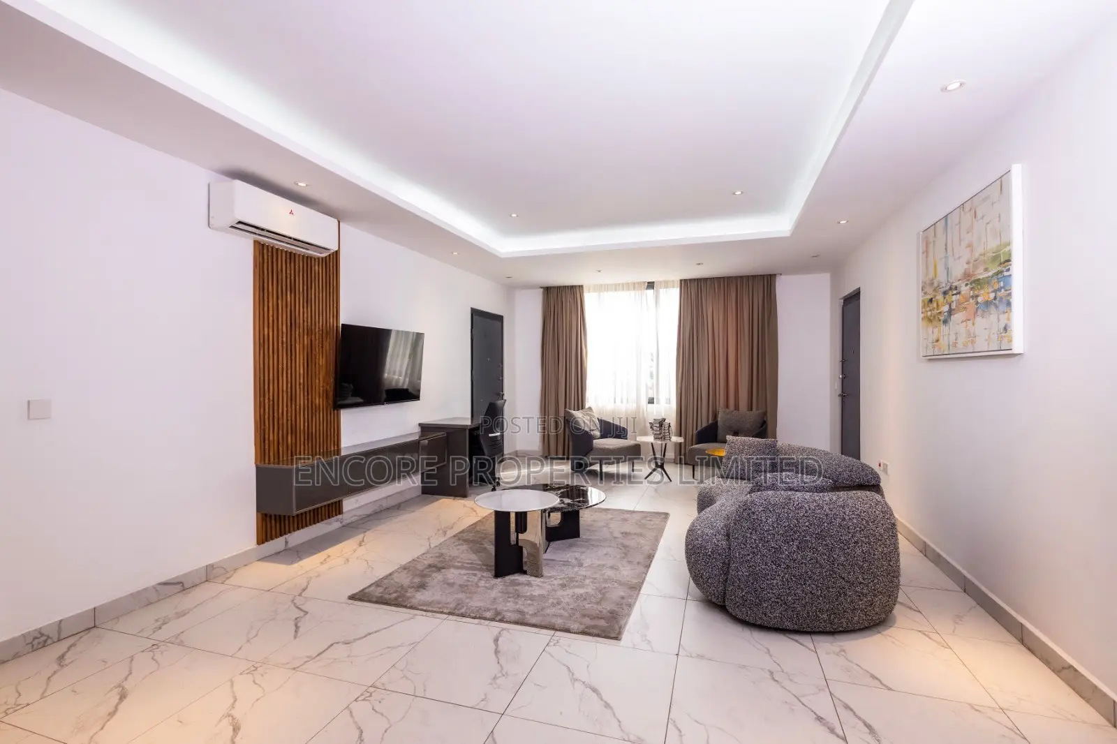 Furnished 1bdrm Apartment in , Boundary Road Area for rent