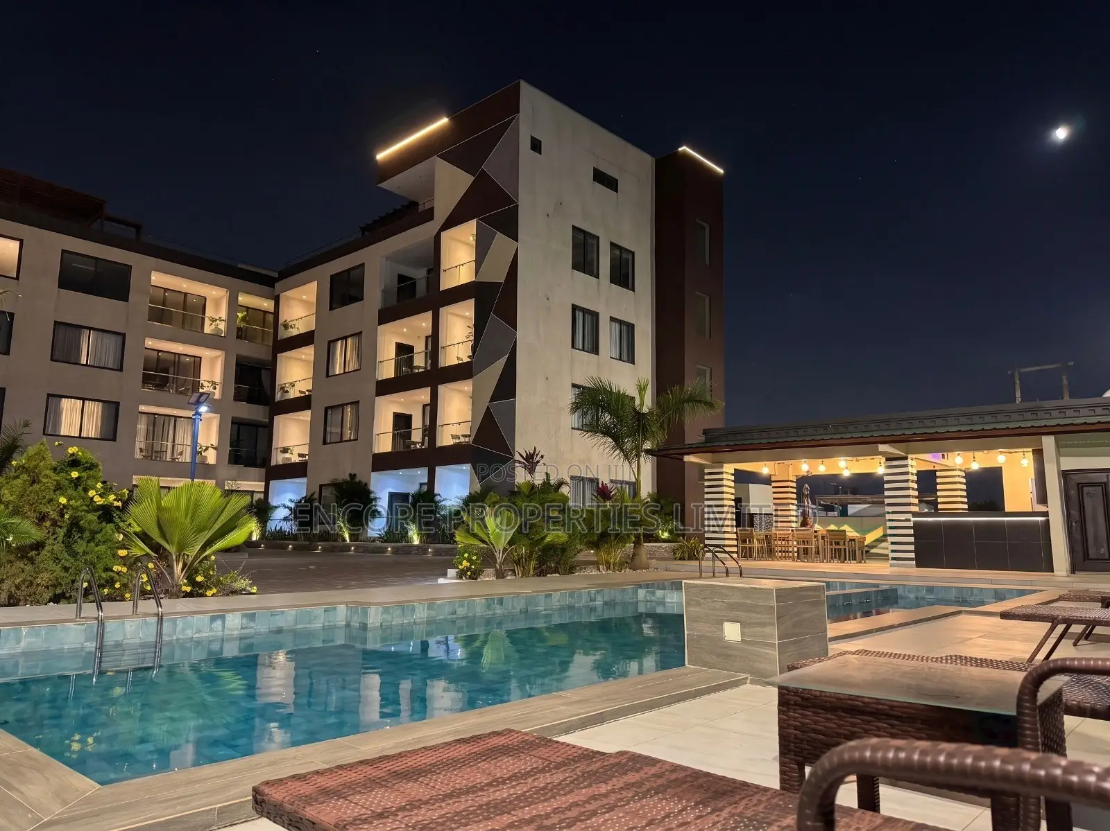 Furnished 1bdrm Apartment in , Boundary Road Area for rent