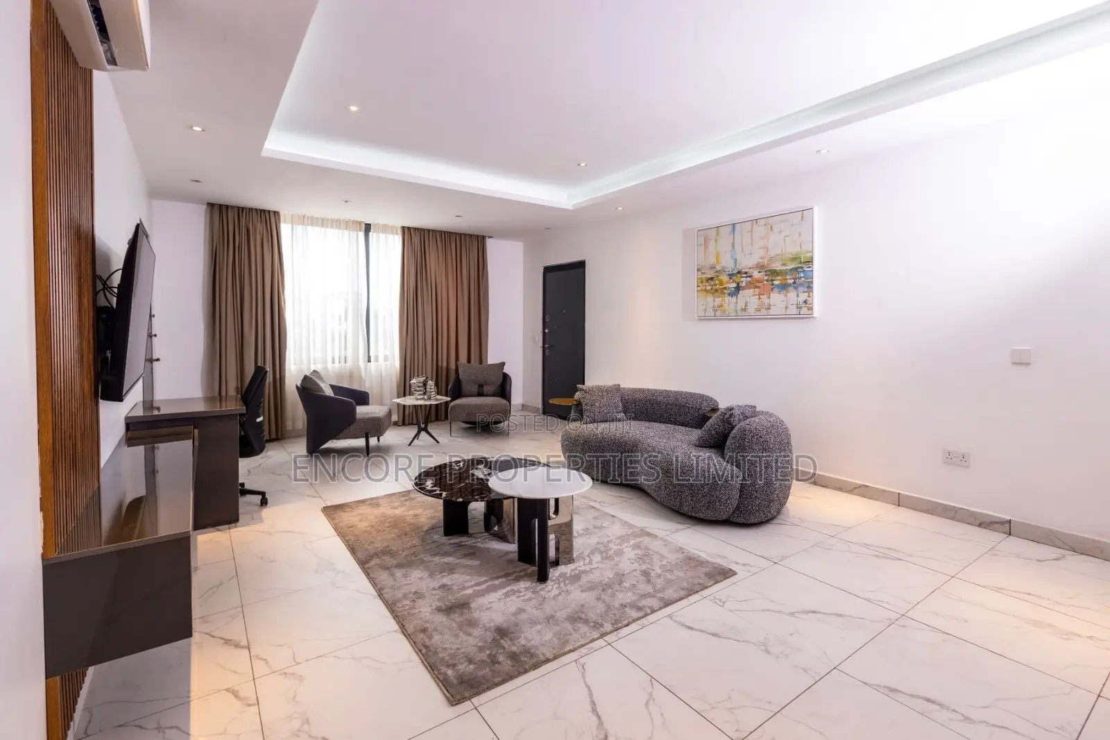 Furnished 1bdrm Apartment in , Boundary Road Area for rent