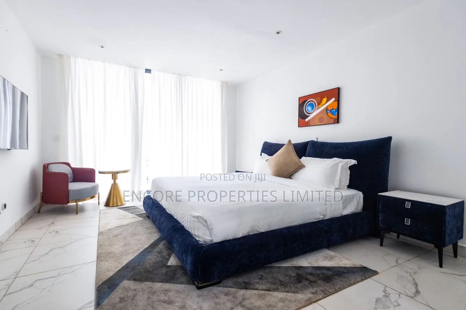 Furnished 1bdrm Apartment in , Boundary Road Area for rent