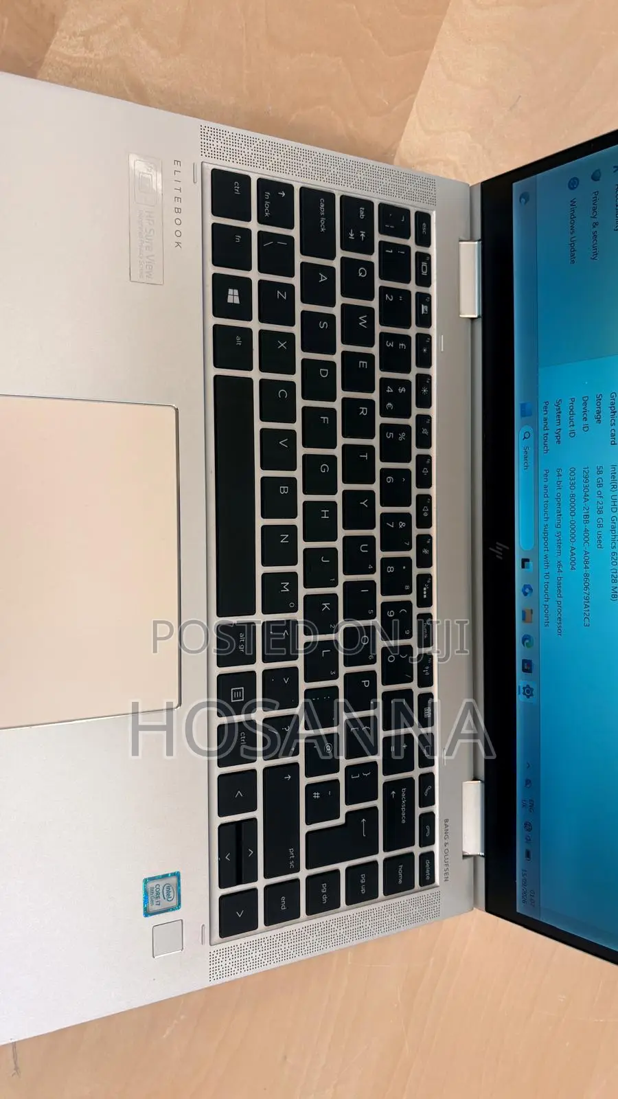 Laptop HP EliteBook 1040 G6 16GB Intel Core i7 SSD 256GB