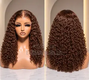 18” Chestnut Brown Burmese Curls | 100% Human Hair | Free Delivery