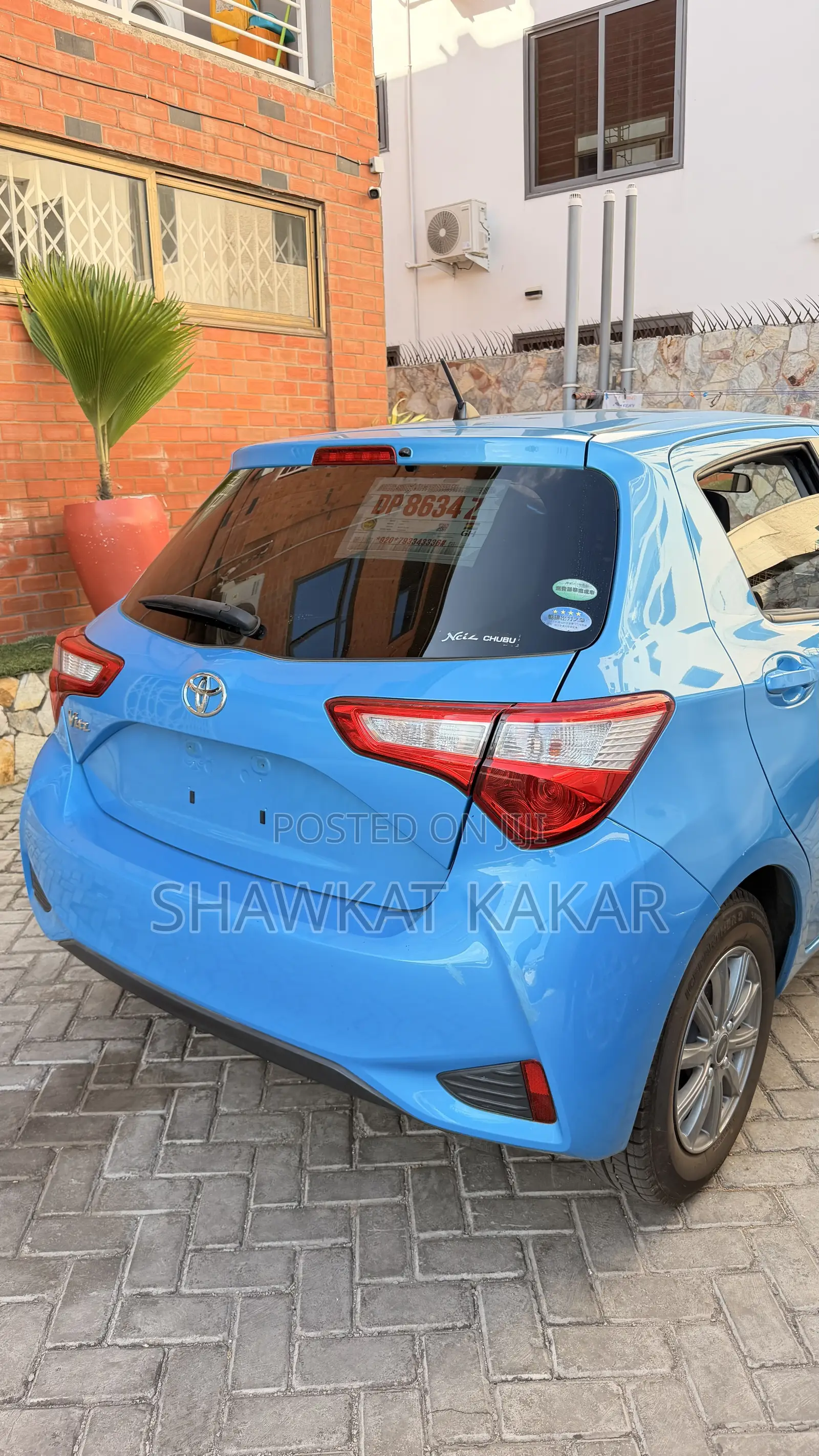 Toyota Vitz 1.3 AWD 3dr 2017 Blue