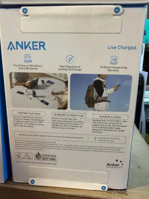 ANKER 165 WATTS 25,000mAh Ultra-Fast Charging Laptop POWER BANK UK