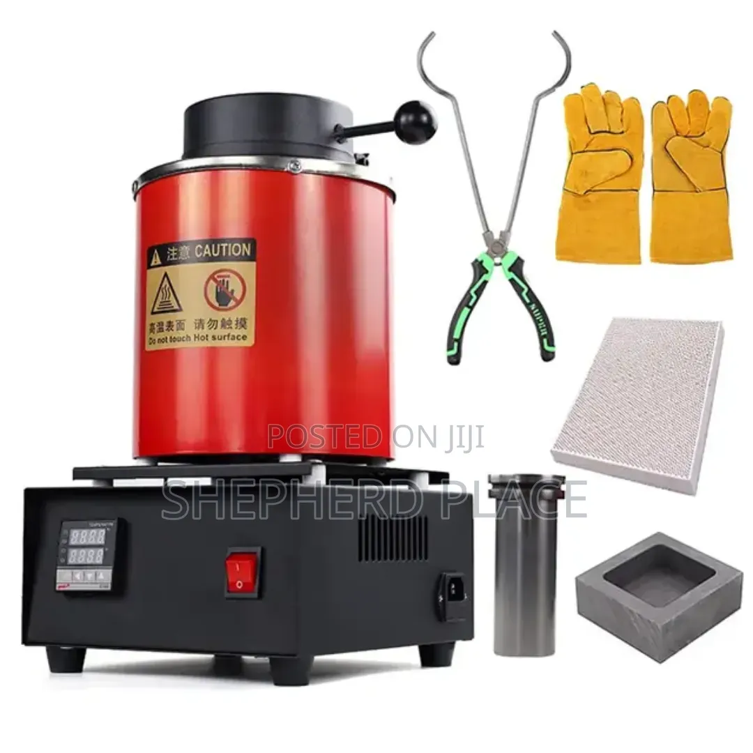 TOAUTO 3KG Digital Electric Gold Melting Furnace (