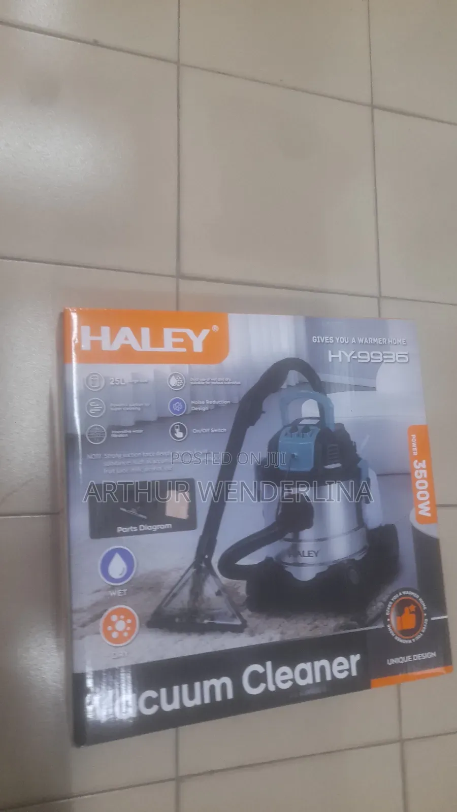 25liters Wet and Dry Haley Vacuum Cleaner
