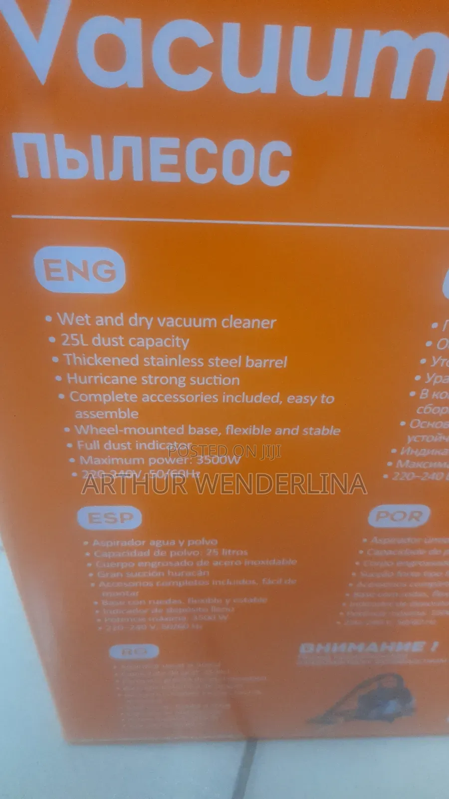 25liters Wet and Dry Haley Vacuum Cleaner