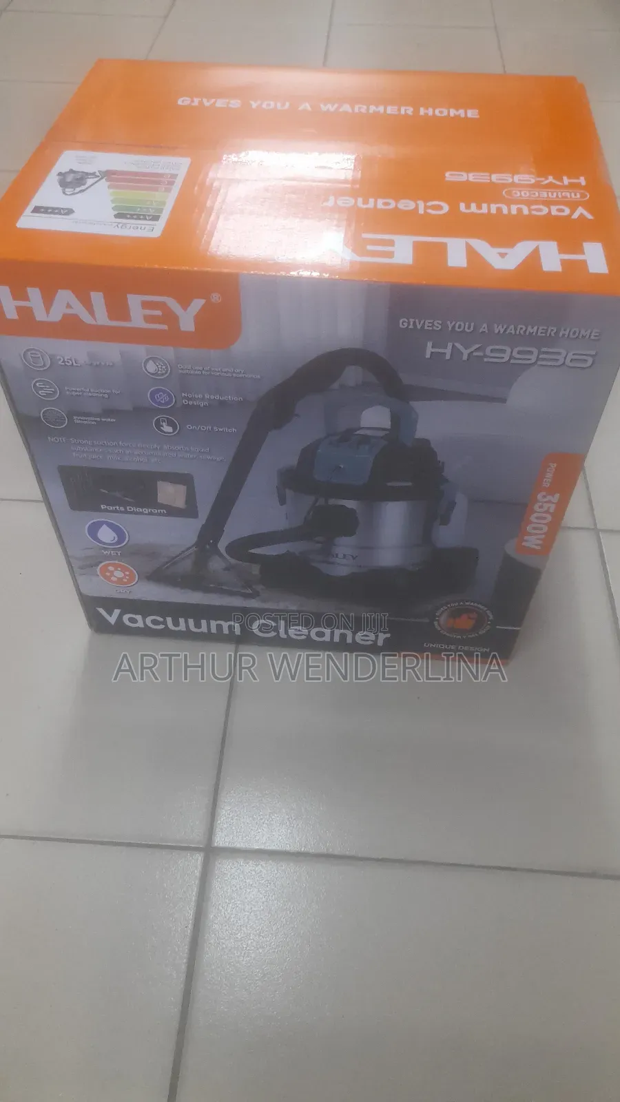 25liters Wet and Dry Haley Vacuum Cleaner