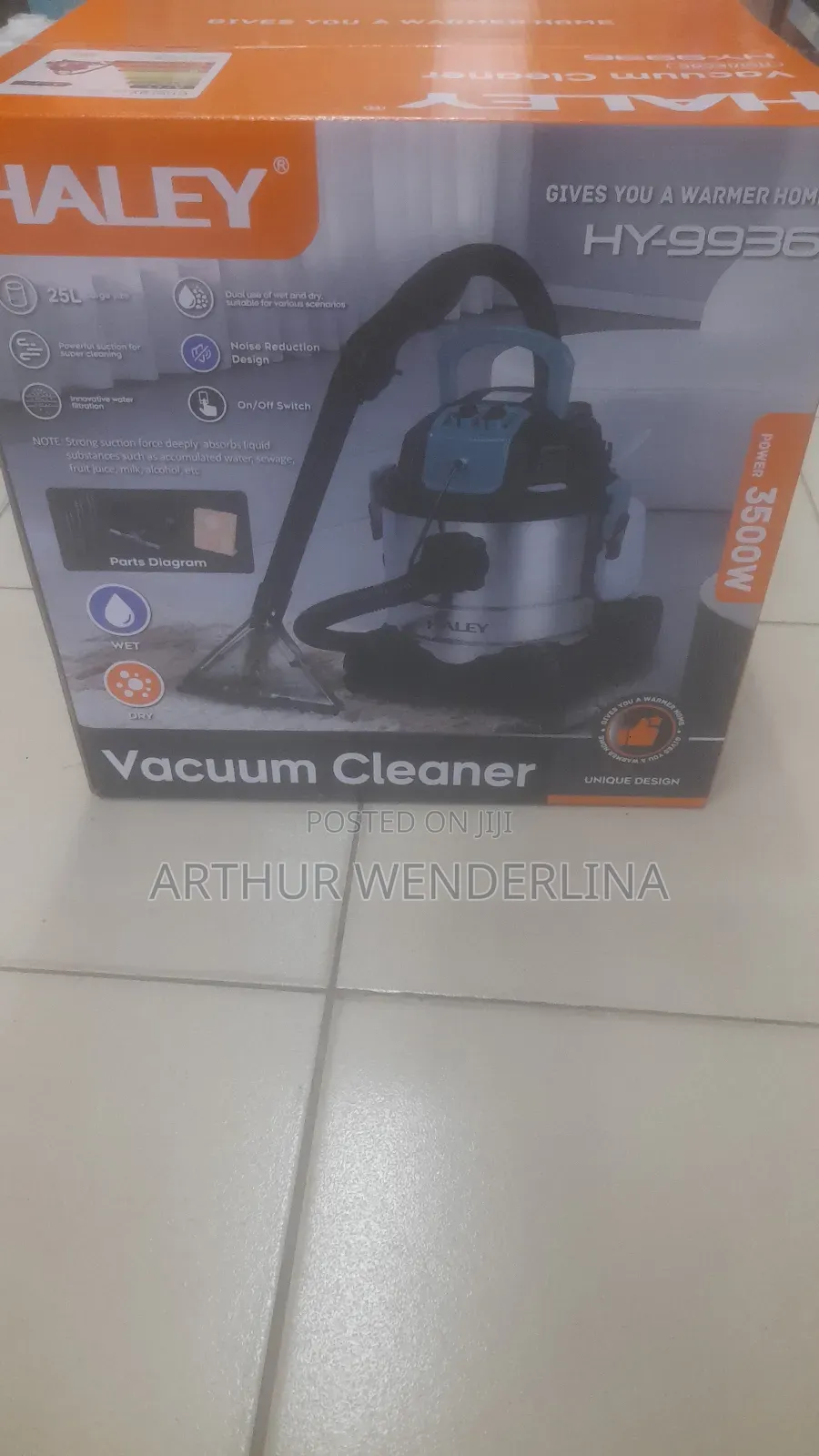 25liters Wet and Dry Haley Vacuum Cleaner
