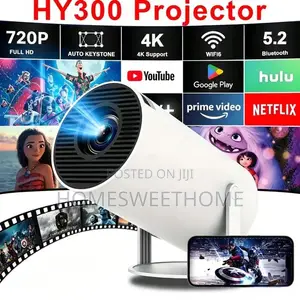 Hy300 Mini Projector for Home Cinema