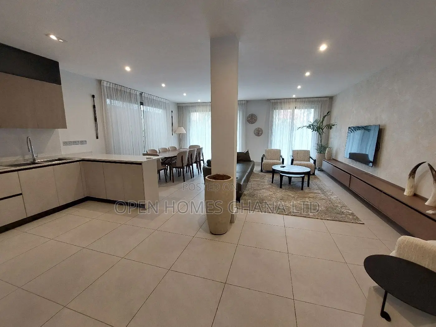 Furnished 3bdrm House in Acquinas for rent