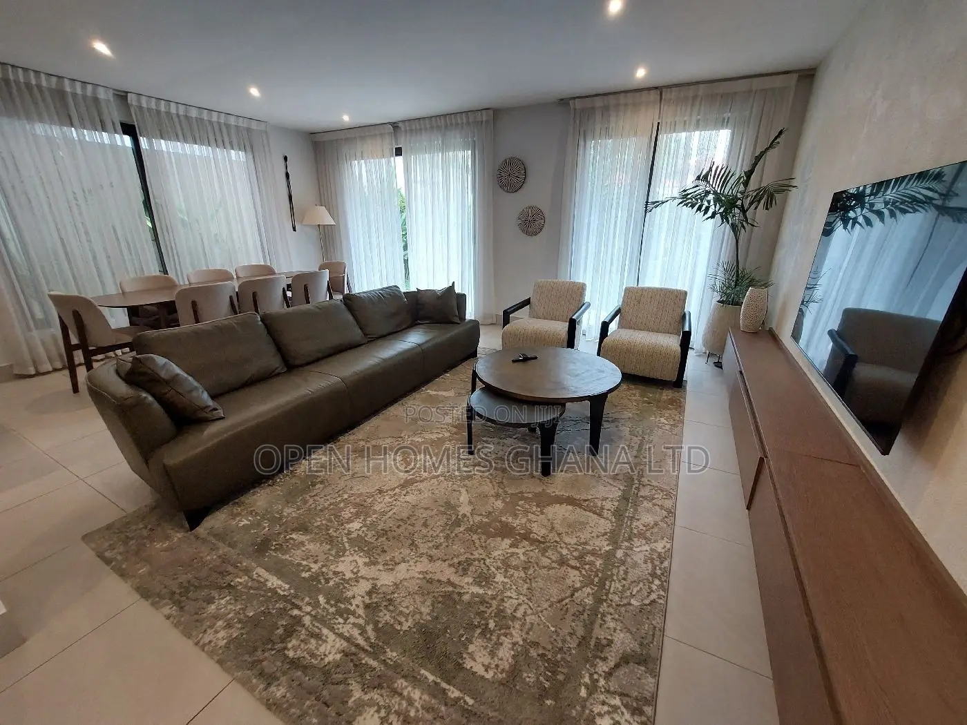 Furnished 3bdrm House in Acquinas for rent