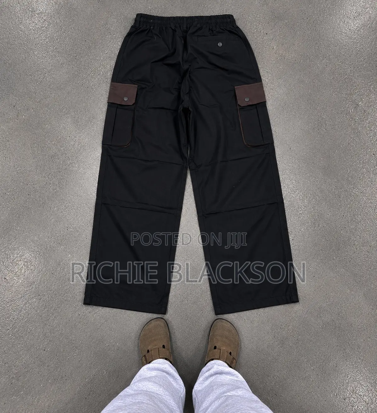 Black Side Pocket Pant