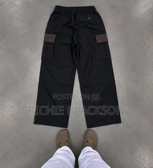 Black Side Pocket Pant