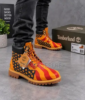 Original Timbeland Waterproof Boot in USA Print
