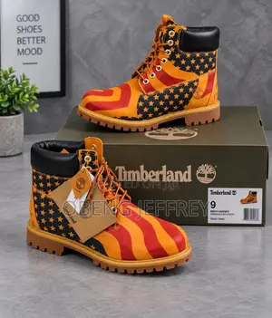 Original Timbeland Waterproof Boot in USA Print