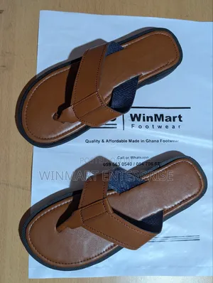 Ghana Made Brown Slippers