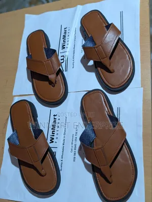 Ghana Made Brown Slippers