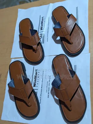 Ghana Made Brown Slippers