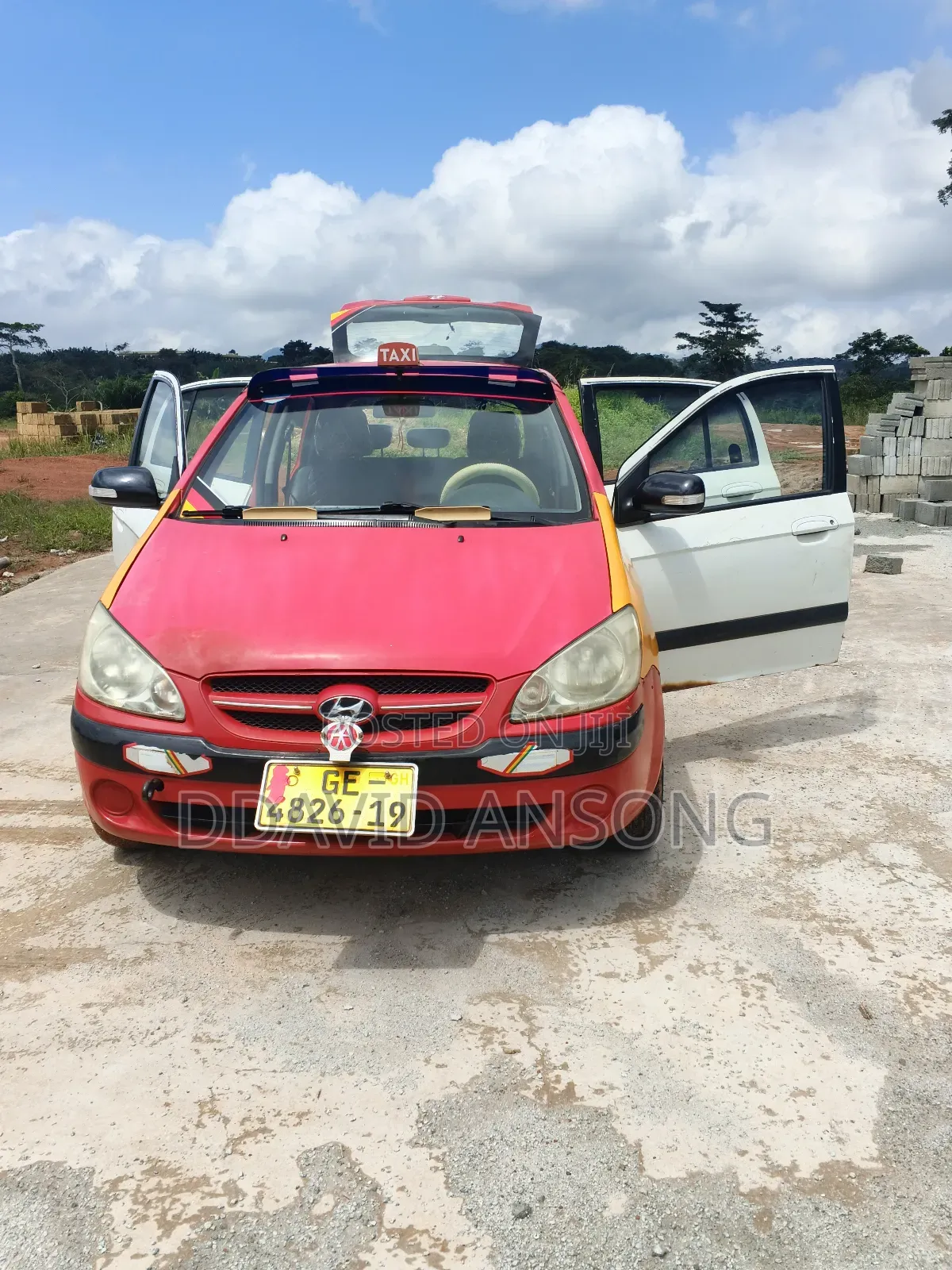 Hyundai Getz 2004 Red