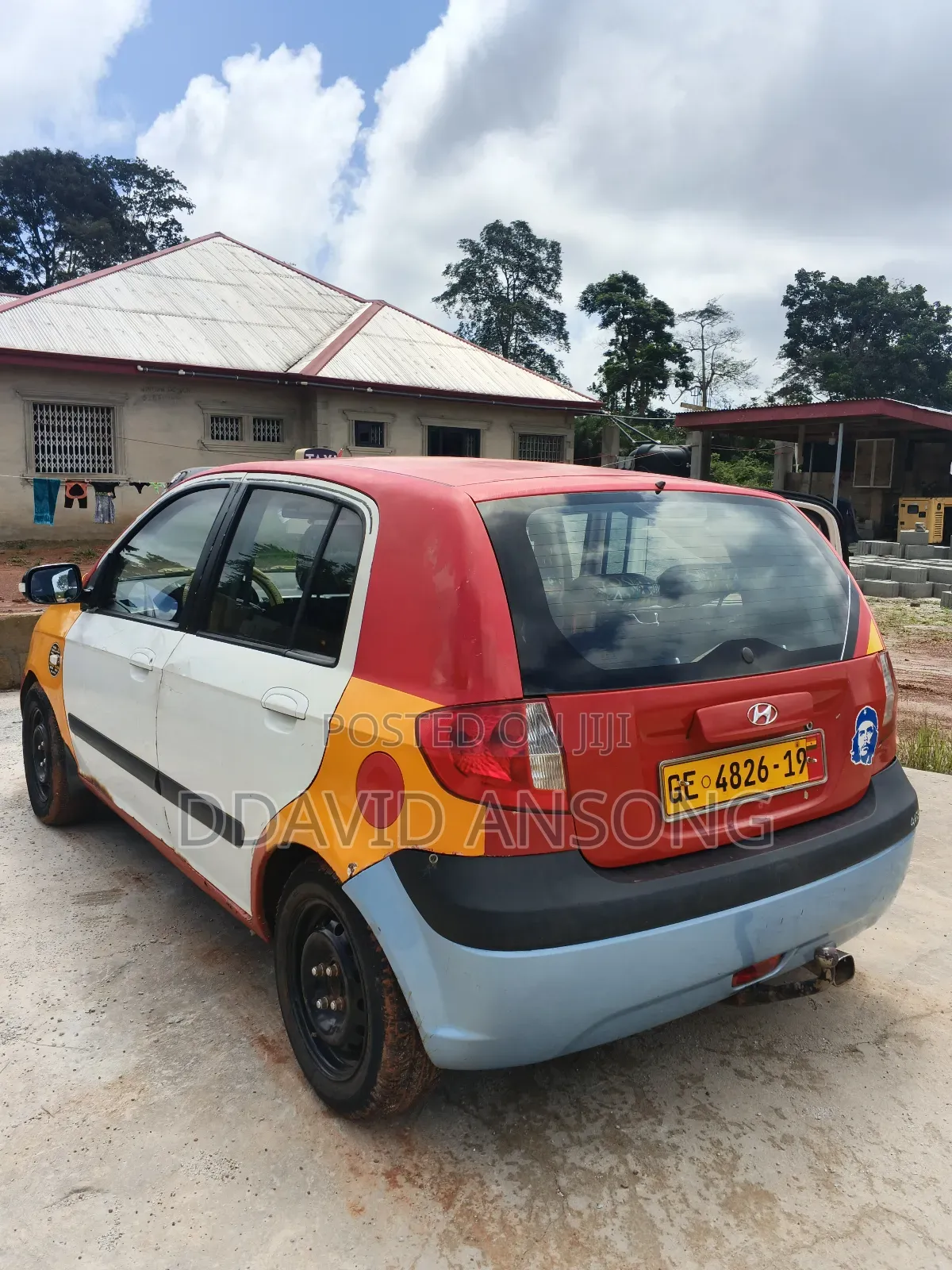 Hyundai Getz 2004 Red