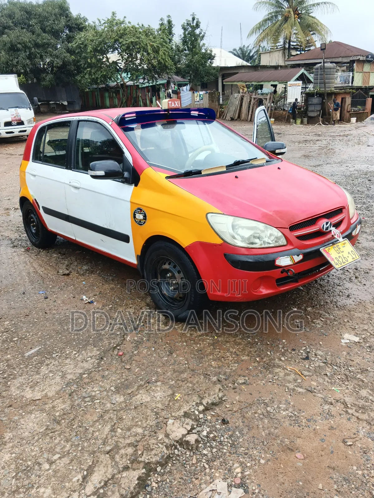 Hyundai Getz 2004 Red