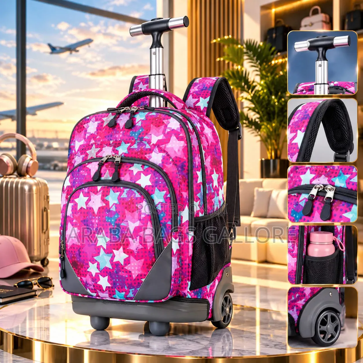 Quality Stock Trolley School Bag