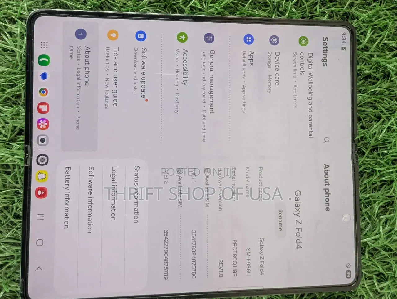 Samsung Galaxy Z Fold4 512 GB Black