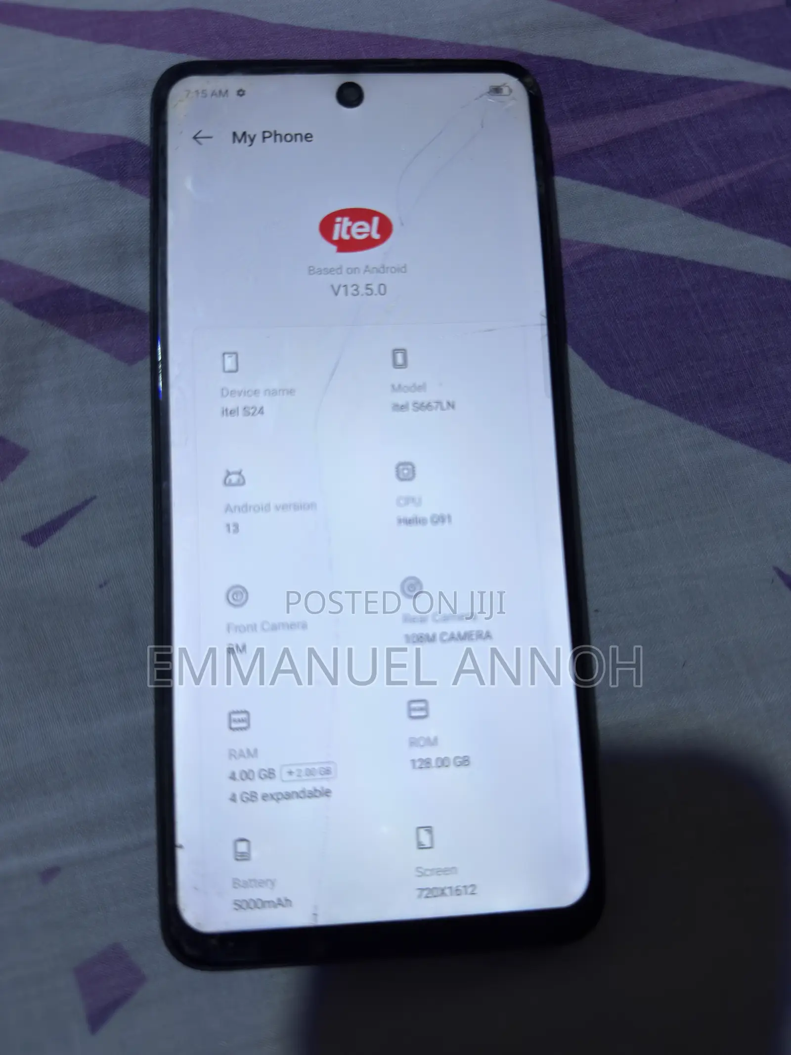 Itel S24 256 GB Black