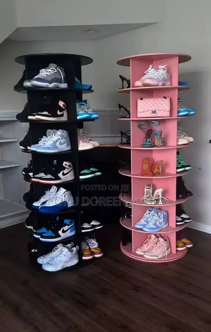 Rotating Multi Purpose Shoe Rack