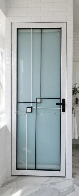 Beautiful Strong Fiber Glass Bathroom Doors Available in Designs