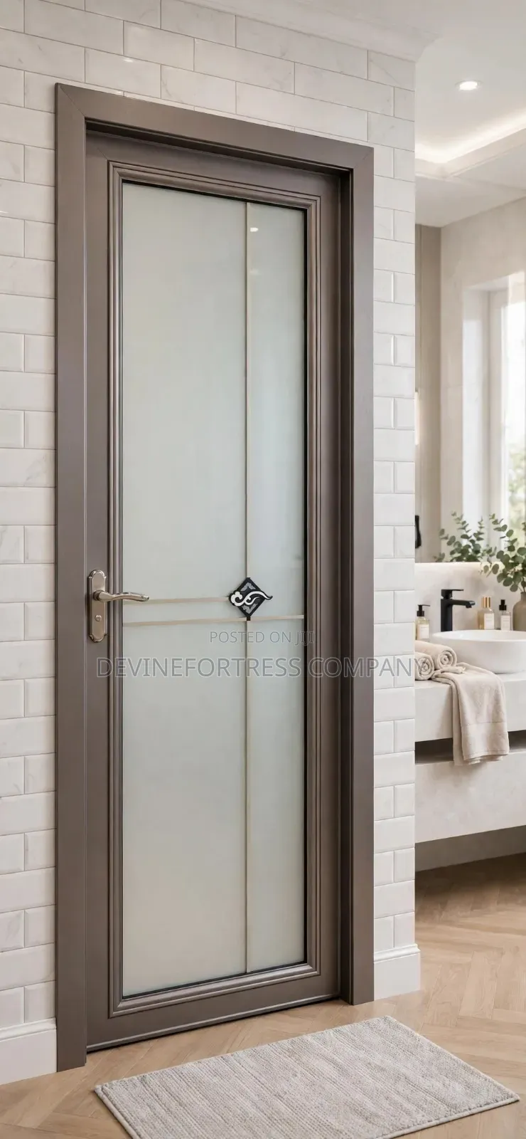 Quality Black Fiber Glass Door Available in DFF Colors