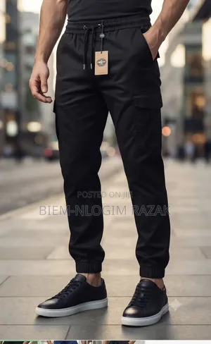Plain Bumper Cargo Pants Available in Stock