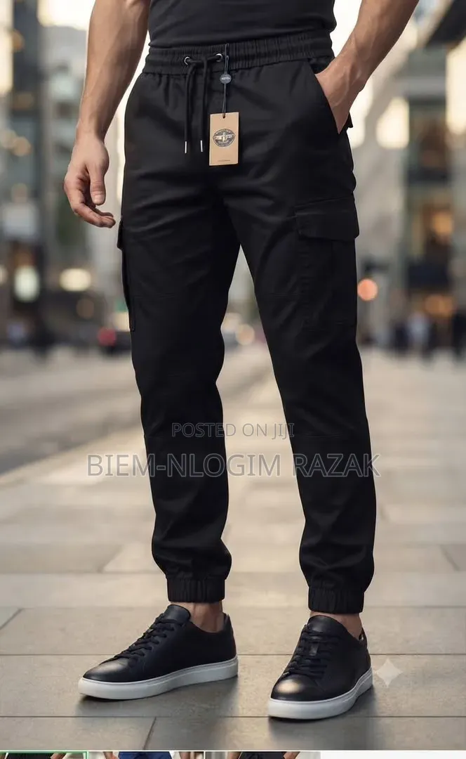 Plain Bumper Cargo Pants Available in Stock