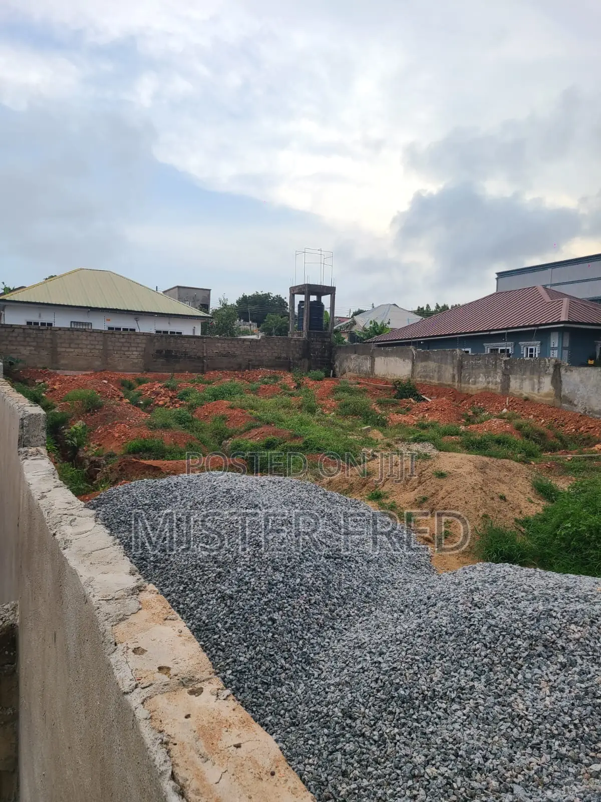 Walled and Gated Land for Sale at New Bortianor