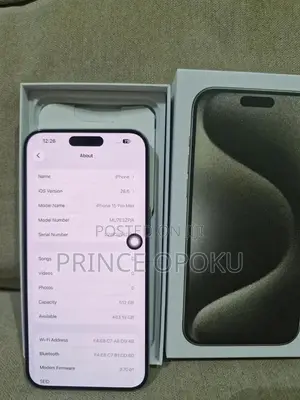 Apple iPhone 15 Pro Max 512 GB Gray