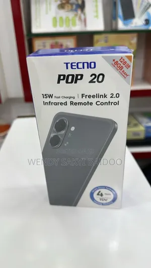 New Tecno Pop 20 128 GB Black