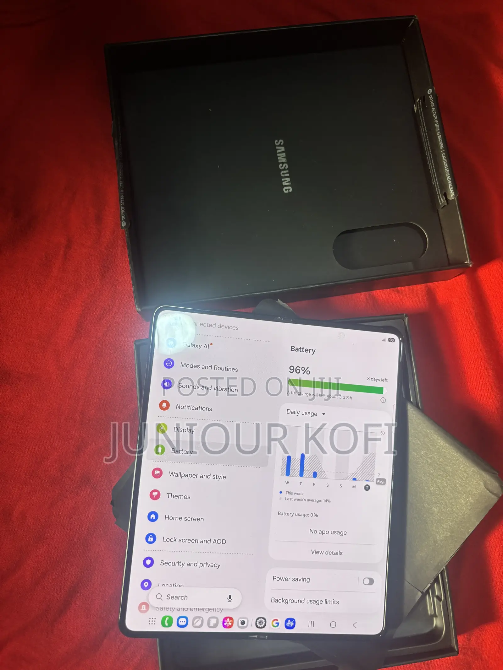 New Samsung Galaxy Z Fold 5 256 GB Black