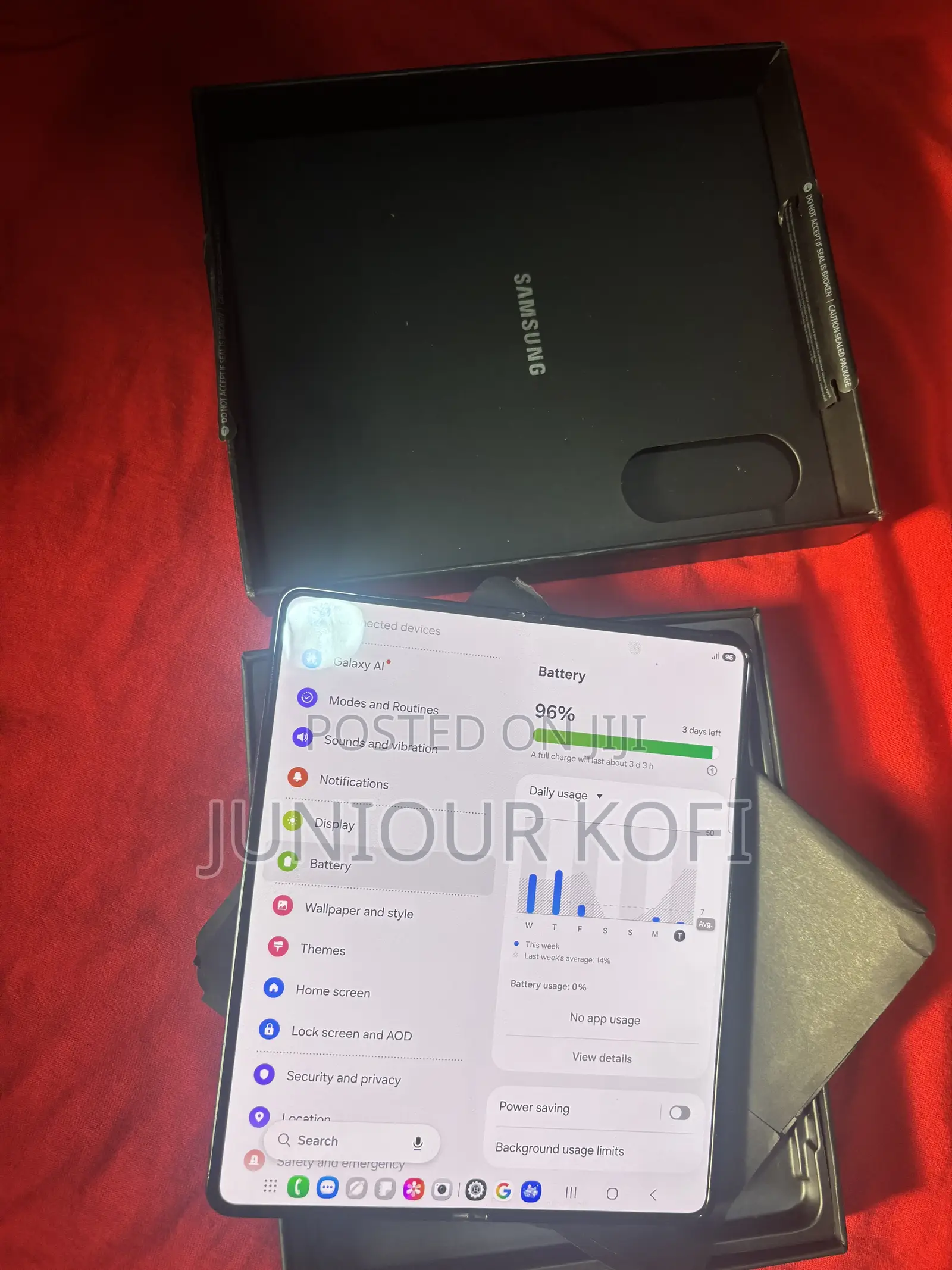 New Samsung Galaxy Z Fold 5 256 GB Black